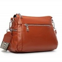 Женская кожаная сумка классическая ALEX RAI 2048-9 camel