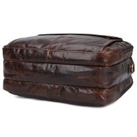 Мужская кожаная сумка-портфель John McDee jd7146q