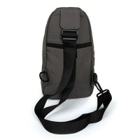 Мужская тканевая сумка-слинг Lanpad A4157 grey бол