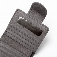 Женский кожаный кошелек Bright DR. BOND WS-415-1 gray