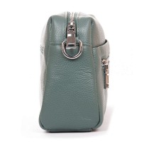 Женская кожаная сумка классическая ALEX RAI 99122 blue green
