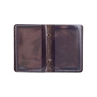 Обложка для документов из кожи HiArt AD-03 Crystal Brown Silk