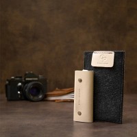 Ключница из натуральной кожи GRANDE PELLE 11390