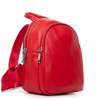 Женская кожаный рюкзак ALEX RAI 2058-9 red