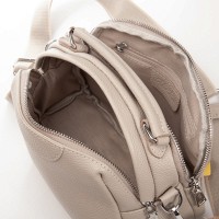 Женская кожаная сумка ALEX RAI 99125 beige