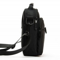 Мужская небольшая сумка через плечо и пояс Lanpad 7685 black