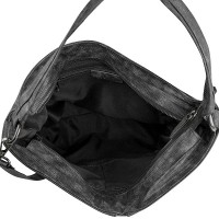 Сумка женская кожзам LASKARA LK-10252-silver-snake
