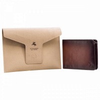 Мужской кожаный кошелек Visconti MT92 Zanotti (Tan Burnish)