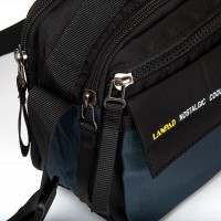 Мужская тканевая сумка через плечо Lanpad 4120 blue