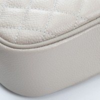 Женский молодежный кожаный клатч ALEX RAI 60065 pale grey
