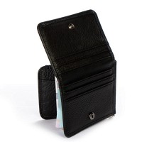 Мужской кожаный зажим для купюр BE BRETTON 168-L27 black
