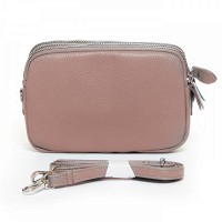Женский молодежный кожаный клатч ALEX RAI 60061 pink