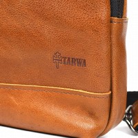 Мужская кожаная сумка-слинг TARWA GB-0116-3md