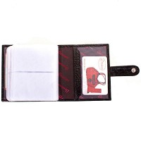 Мужская коричневая кожаная визитница DESISAN SHI210-2KR