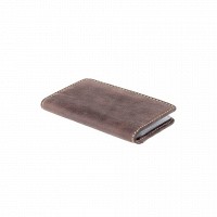 Кожаная визитница с RFID защитой Visconti vsl24 oil brn