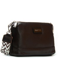 Женский молодежный кожаный клатч ALEX RAI 29012 brown