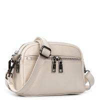 Женский молодежный кожаный клатч ALEX RAI 6088 white