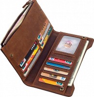 Мужской кожаный кошелек Vintage 14596