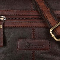 Мужская кожаная сумка Ashwood  G32 Brandy (Бренди)