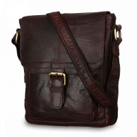 Мужская кожаная сумка Ashwood  G31 Brandy (Бренди)