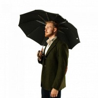 Мужской зонт полуавтомат Fulton Magnum-1 Auto G512 - Black (Черный)