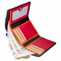 Женский кожаный кошелек Visconti ds81 blk/pc