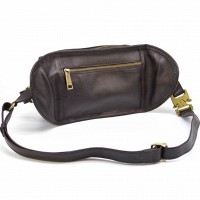 Мужская кожаная сумка-бананка TARWA GC-1560-4lx