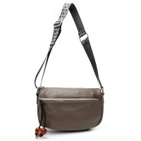 Женская кожаная сумка классическая ALEX RAI 93038 khaki