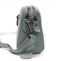 Женский молодежный кожаный клатч ALEX RAI 99084 blue