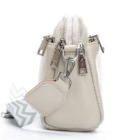 Женская кожаная сумка ALEX RAI 8960 beige