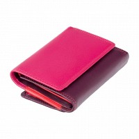 Женский кожаный кошелек Visconti rb39 plum m