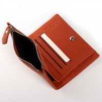 Женский кожаный кошелек Classik  DR. BOND WN-23-8 orange