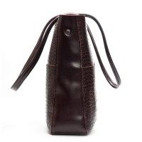 Женская кожаная сумка ALEX RAI 9384-1 bordo