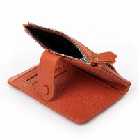 Женский кожаный кошелек Classik  DR. BOND WN-23-17 orange