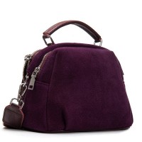 Женская замшевая сумка ALEX RAI 99125 bordo