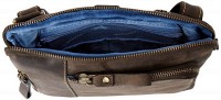 Мужская кожаная сумка-планшет на плечо Visconti ROY 15056 OIL BR коричневая