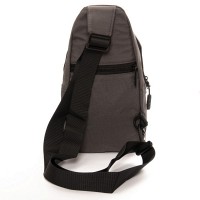 Мужская тканевая сумка-слинг Lanpad 83045 grey бол