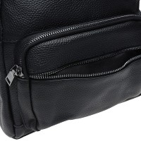 Женский городской кожаный рюкзак Keizer K110086-black