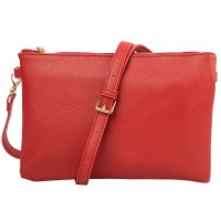 Женская сумка-клатч из кожзама AMELIE GALANTI A991705-red