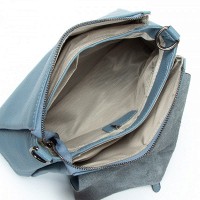 Женская кожаная сумка ALEX RAI 99104 blue