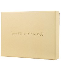 Женский кожаный кошелек SMITH CANOVA FUL-26803-black-tan