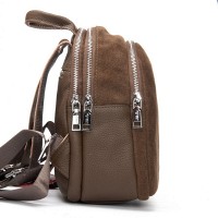 Женский замшевый рюкзак ALEX RAI 2058 khaki