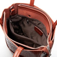 Женская кожаная сумка через плечо ALEX RAI 9384-1 camel