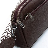 Женская кожаная сумка ALEX RAI 8960 brown
