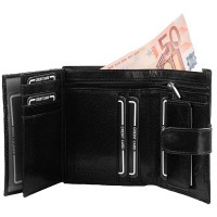 Кошелек мужской кожаный PA DNKPW013L-BTU-black