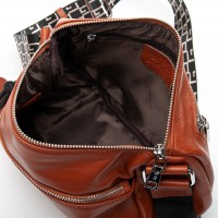 Женская кожаная сумка классическая ALEX RAI 93038 camel