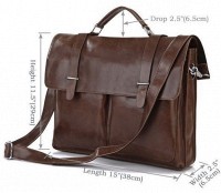 Мужской кожаный портфель Vintage 14208