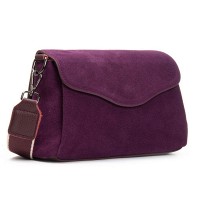 Женская замшевая сумка ALEX RAI 99118 bordo