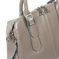 Женская кожаная сумка ALEX RAI 1543 grey