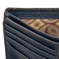 Мужской  кожаный кошелек Visconti AT60 Arthur c RFID (Burnish Blue)